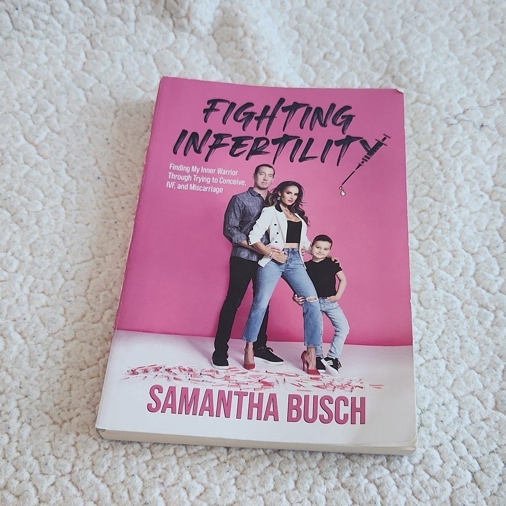 NASCAR Kyle & Samantha Busch Fighting Infertility Motherhood novel book 2021